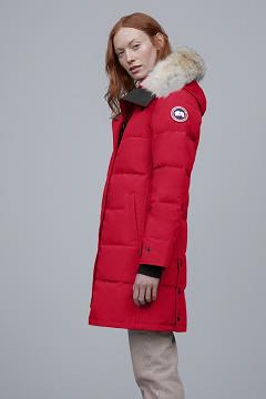 Chamarras Canada Goose Mujer Outlet - Shelburne Abrigos Rojos VF7096315